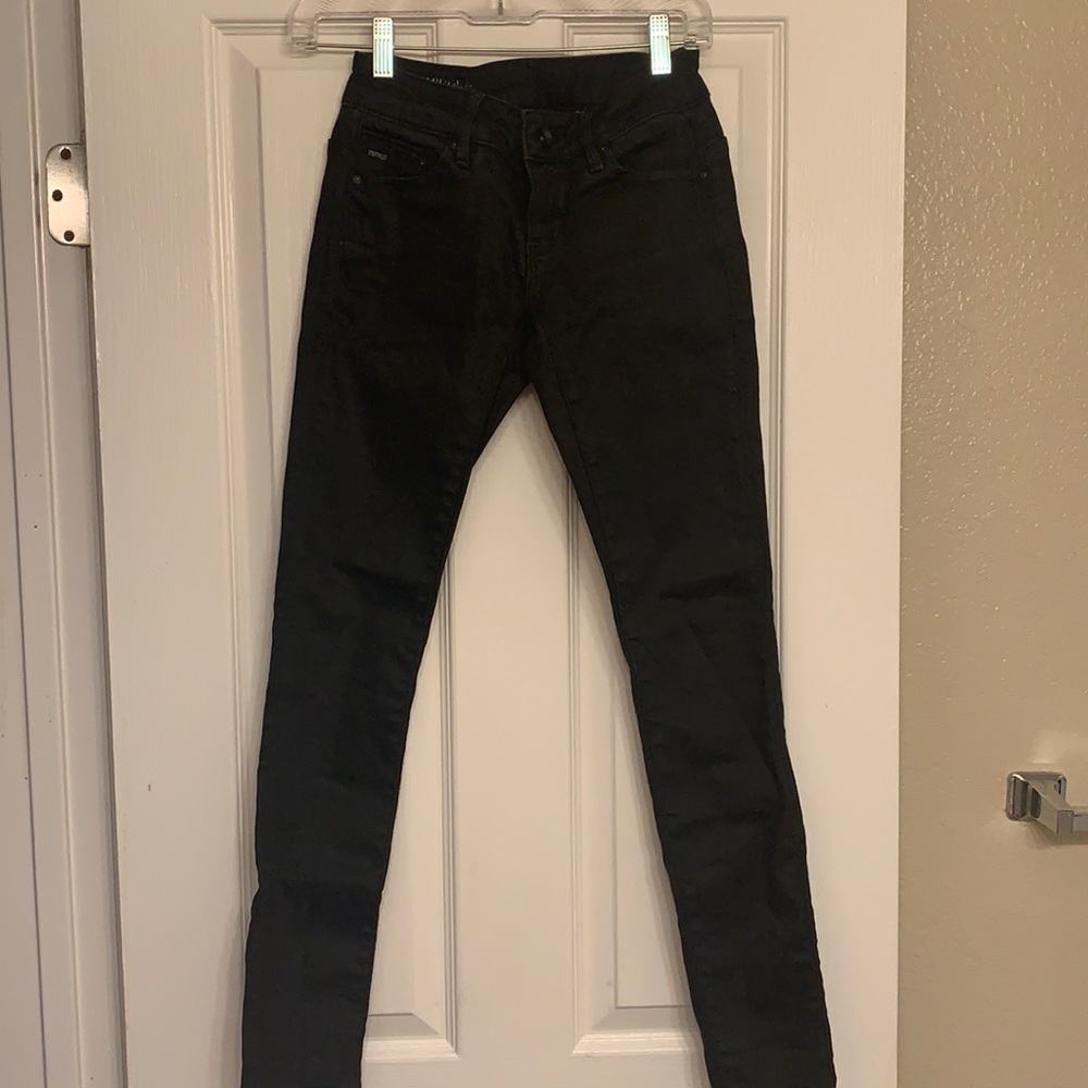 G star black skinny jeans width 24 length 30